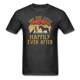 She Lived Happily Ever After Horse Dogs Unisex Classic T-Shirt