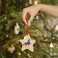 Saddlebred Wooden Christmas Ornaments