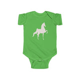 Saddlebred Print Infant Fine Jersey Bodysuit
