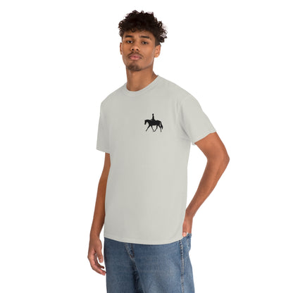 English Rider Print Unisex Heavy Cotton Tee