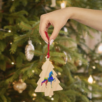 Saddlebred Wooden Christmas Ornaments