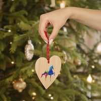 Saddlebred Wooden Christmas Ornaments