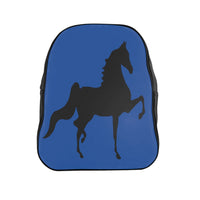 Saddlebred Print School Backpack - AdeleEmbroidery