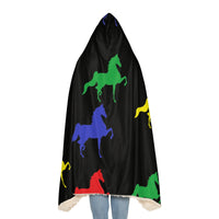 Snuggle Blanket with Multi-color Saddlebred