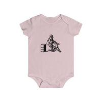 Barrel Racer Infant Rip Snap Tee - AdeleEmbroidery