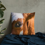 Cattle Print Basic Pillow - AdeleEmbroidery