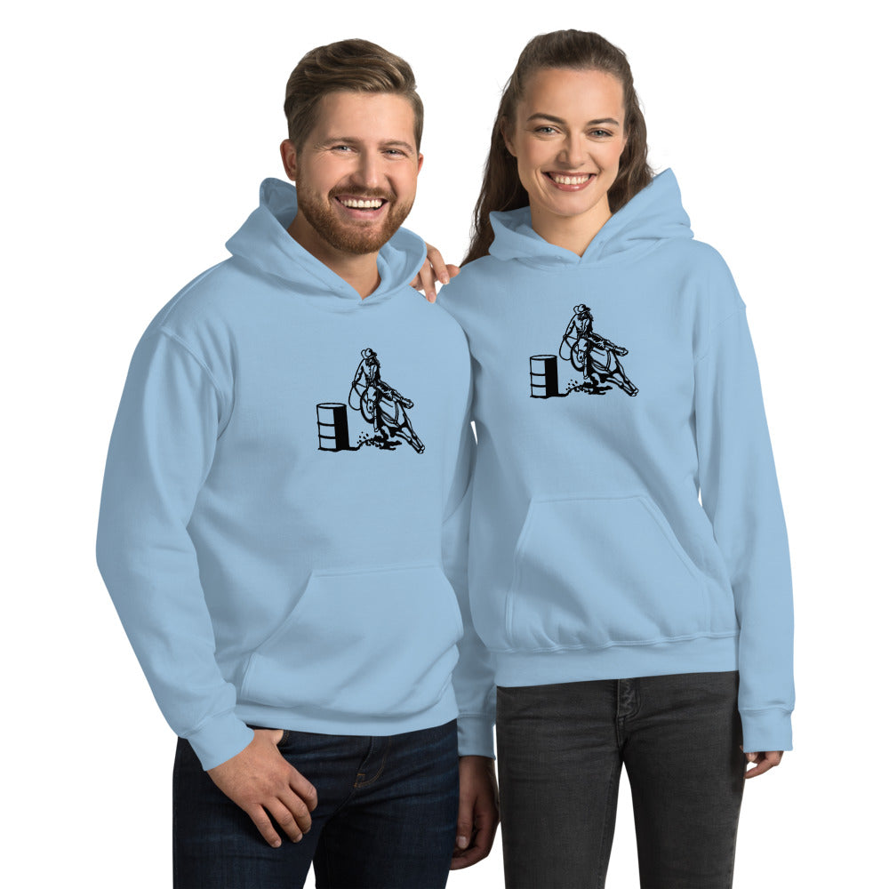 Barrel Racer Unisex Hoodie - AdeleEmbroidery