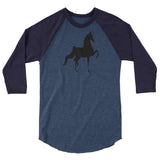 Saddlebred 3/4 Raglan Shirt - AdeleEmbroidery