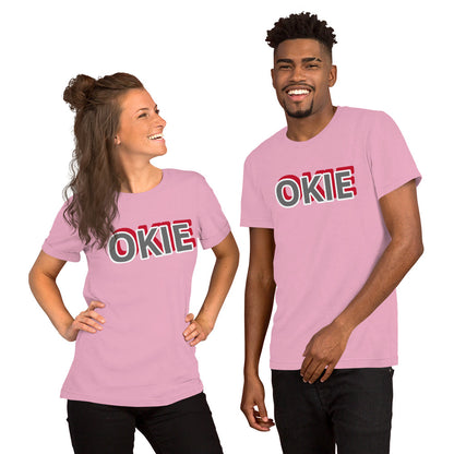 OKIE Print Short-Sleeve Unisex T-Shirt - AdeleEmbroidery