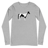 Pinto Horse Unisex Long Sleeve Tee - AdeleEmbroidery