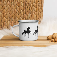 Saddlebred Enamel Mug - AdeleEmbroidery