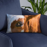 Cattle Print Basic Pillow - AdeleEmbroidery