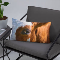 Cattle Print Basic Pillow - AdeleEmbroidery