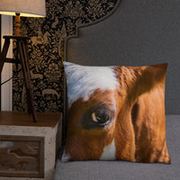 Cattle Print Basic Pillow - AdeleEmbroidery