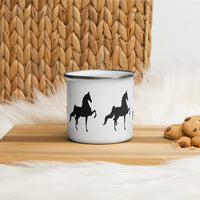 Saddlebred Enamel Mug - AdeleEmbroidery