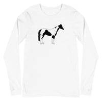 Pinto Horse Unisex Long Sleeve Tee - AdeleEmbroidery