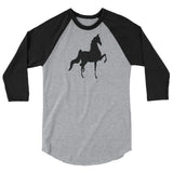 Saddlebred 3/4 Raglan Shirt - AdeleEmbroidery