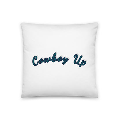 Cowboy Up printed Pillow - AdeleEmbroidery