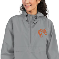 Horse Head Embroidered Champion Packable Jacket