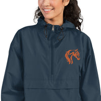 Horse Head Embroidered Champion Packable Jacket