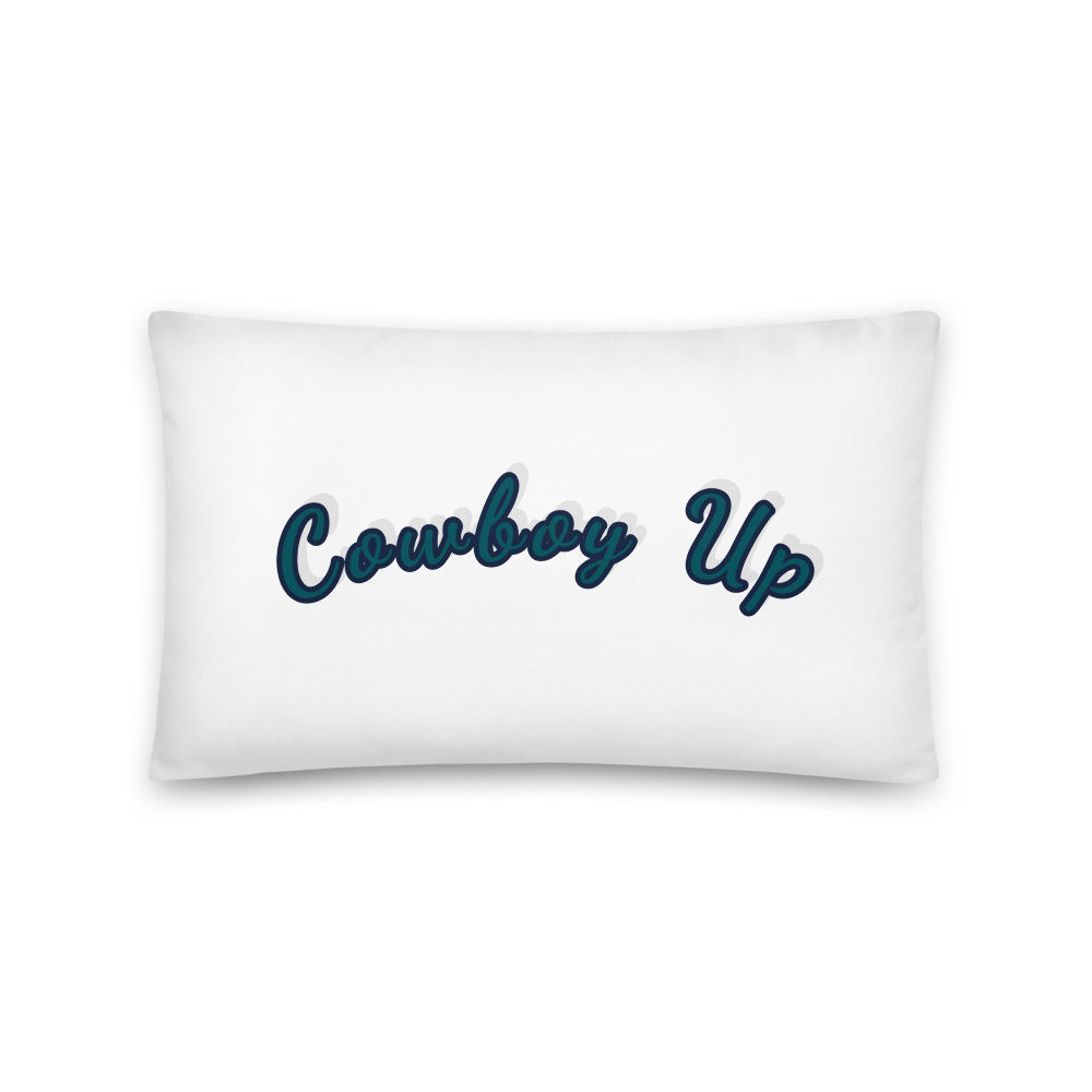 Cowboy Up printed Pillow - AdeleEmbroidery