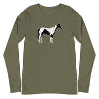 Pinto Horse Unisex Long Sleeve Tee - AdeleEmbroidery