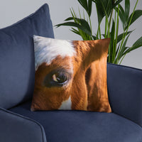 Cattle Print Basic Pillow - AdeleEmbroidery