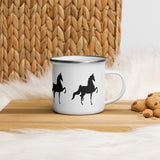 Saddlebred Enamel Mug - AdeleEmbroidery