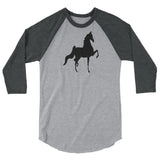 Saddlebred 3/4 Raglan Shirt - AdeleEmbroidery