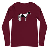 Pinto Horse Unisex Long Sleeve Tee - AdeleEmbroidery