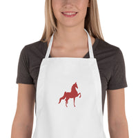 Saddlebred Embroidered Apron - AdeleEmbroidery