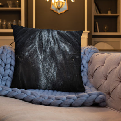 Horse Print Basic Pillow - AdeleEmbroidery