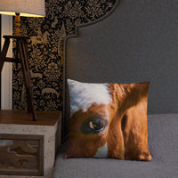 Cattle Print Basic Pillow - AdeleEmbroidery