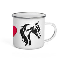 Horse Love Enamel Mug - AdeleEmbroidery