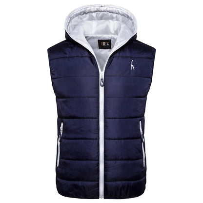 New Giraffe Brand Hooded Vest - AdeleEmbroidery