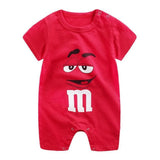 Short Sleeve baby clothing One Piece - AdeleEmbroidery