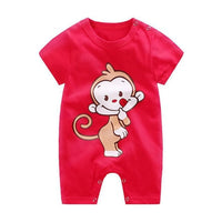 Short Sleeve baby clothing One Piece - AdeleEmbroidery