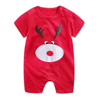 Short Sleeve baby clothing One Piece - AdeleEmbroidery