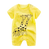 Short Sleeve baby clothing One Piece - AdeleEmbroidery