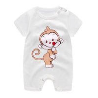 Short Sleeve baby clothing One Piece - AdeleEmbroidery