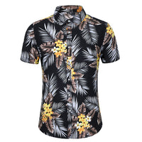 Men's Short Sleeve Hawaiian Shirts - AdeleEmbroidery