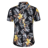 Men's Short Sleeve Hawaiian Shirts - AdeleEmbroidery