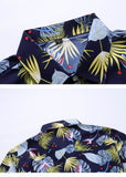 Men's Short Sleeve Hawaiian Shirts - AdeleEmbroidery