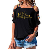 Animal heartbeat t-shirt