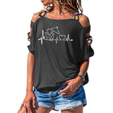 Animal heartbeat t-shirt