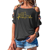 Animal heartbeat t-shirt